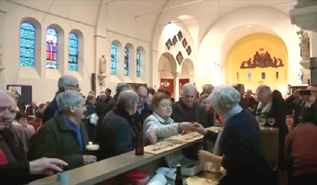 This practise was introduced to attract more people to church